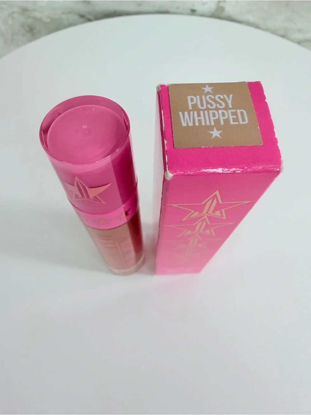 Jeffree Star Velour Liquid Lipstick P*SSY WHIPPED — Metallic Rose Gold BronzeNWT
